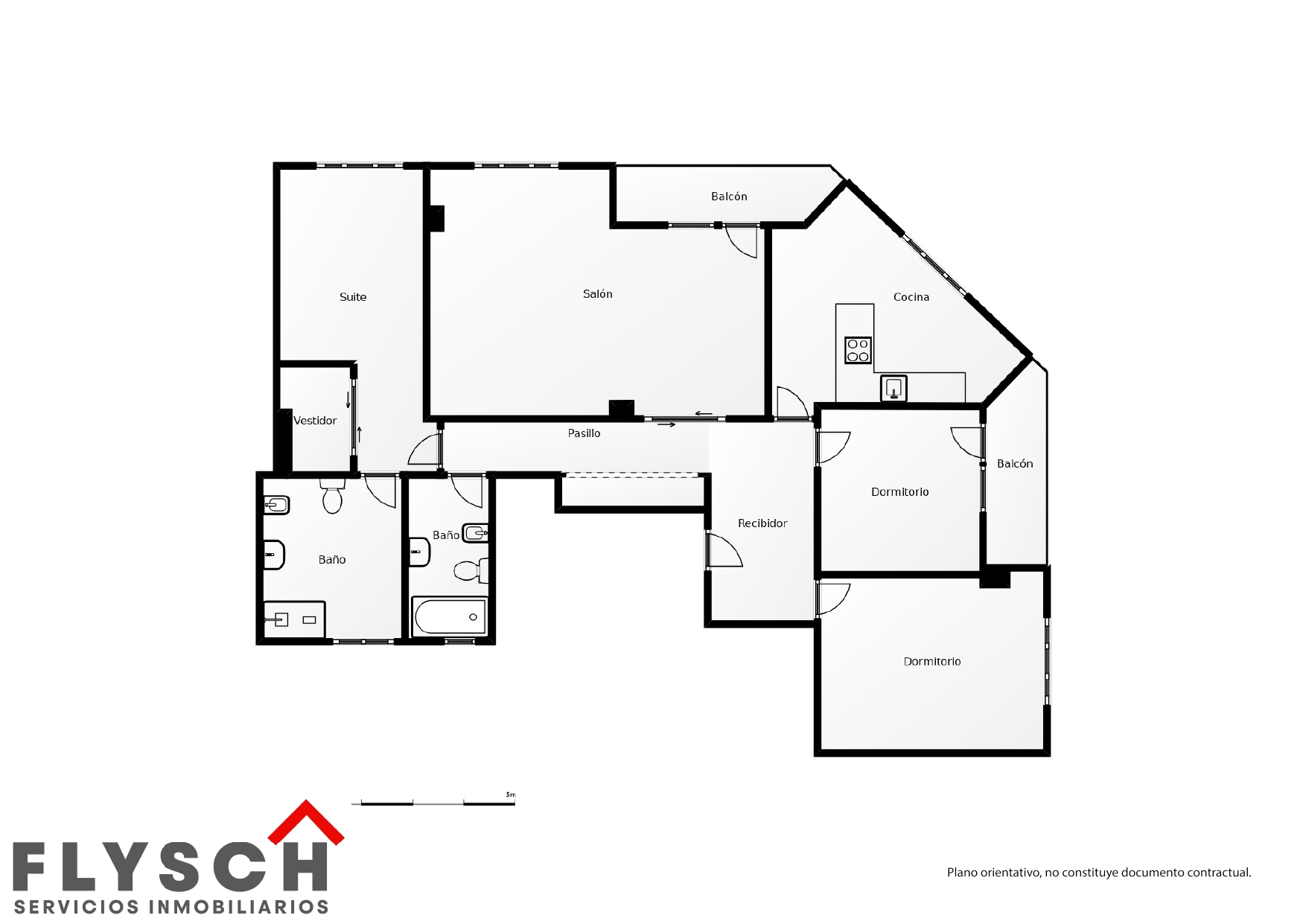 Exclusiva vivienda en Plaza los Fueros de Vitoria